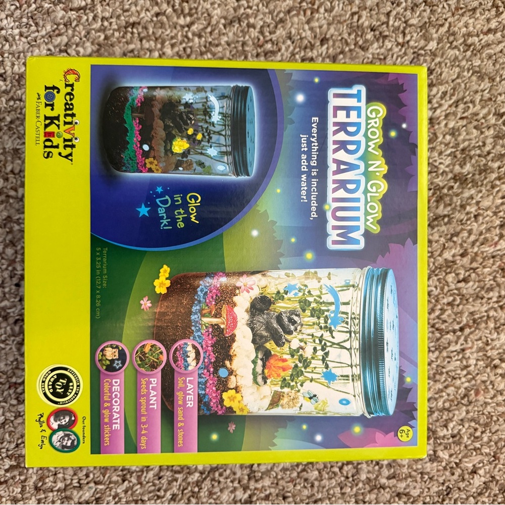 Creativity for Kids Grow 'n Glow Terrarium Kit